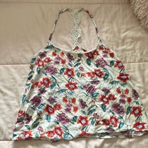 Hollister Floral Tank Size XS